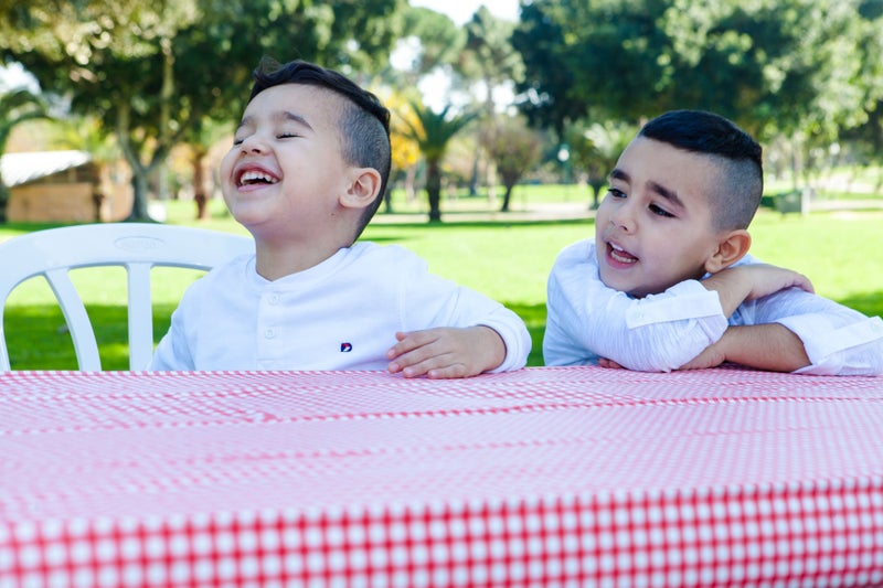TopTableCloth Vinyl Tablecloth Plastic with Flannel Backing 2pk 6 Foot 72 x 30 inch Red and White Checkered Table Cloth Elastic Corner for Folding Table Holiday Christmas Thanksgiving Picnic Birthday - Image 4